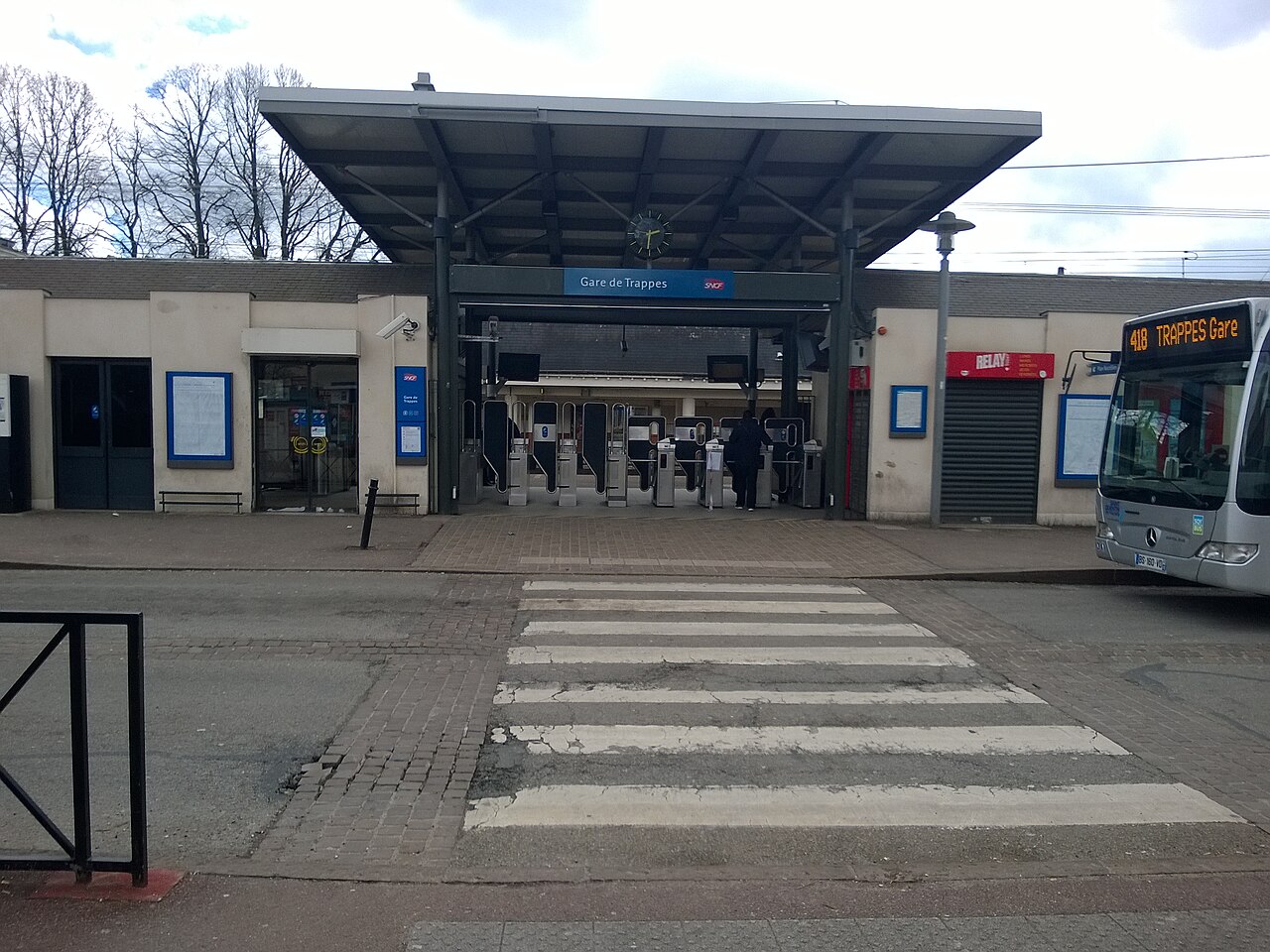 Photo d'illustration (2018) : la gare de Trappes, dans les Yvelines.