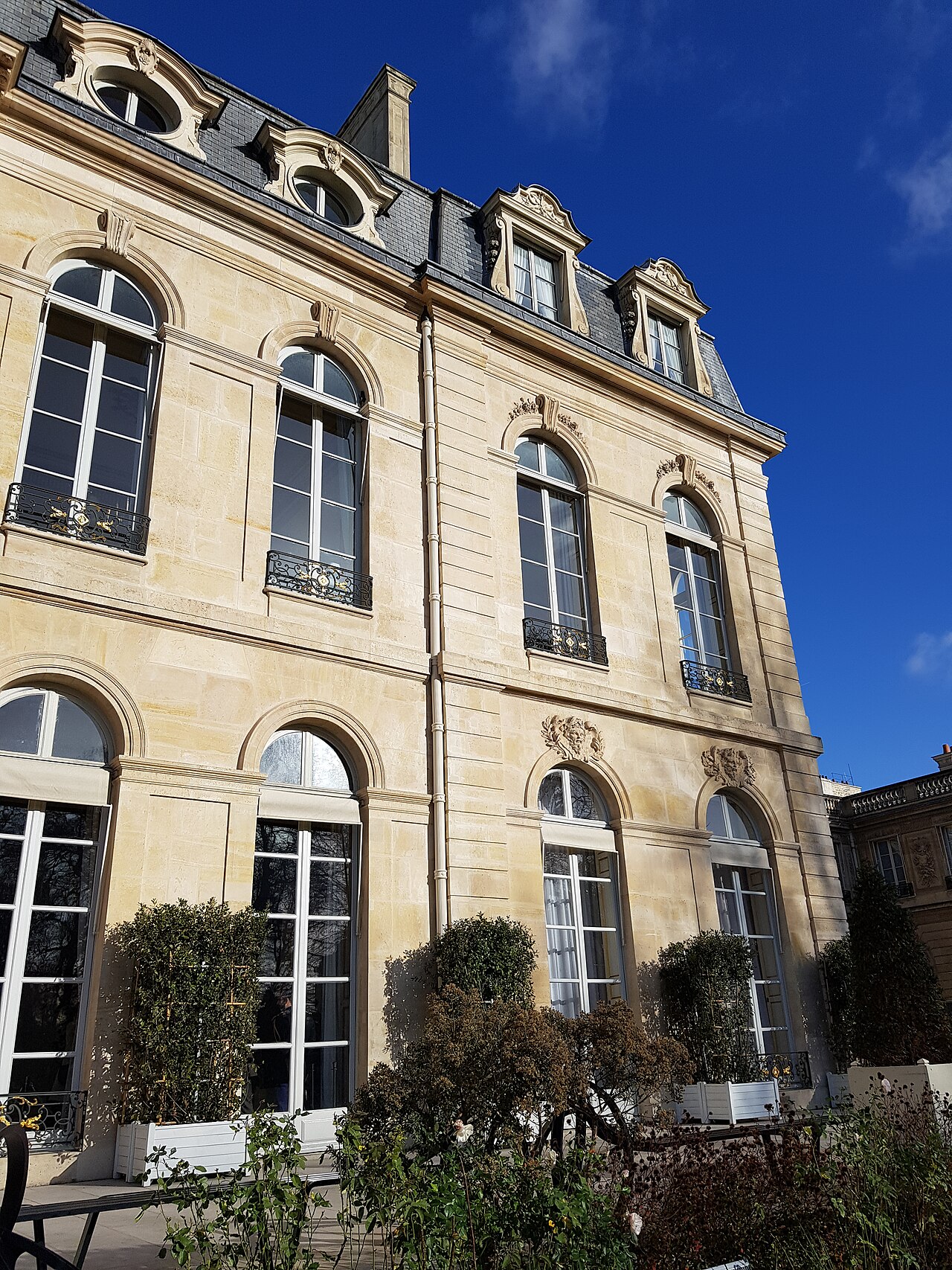 Façade côté jardin du palais de l'Élysée (photo d'archives 2020)