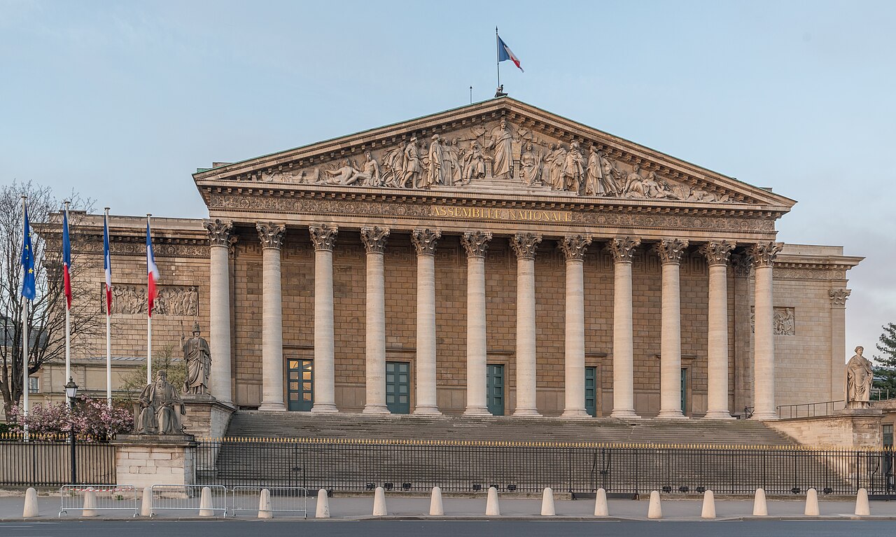 Le Palais Bourbon, siège de l'Assemblée nationale (photo d'illustration)
