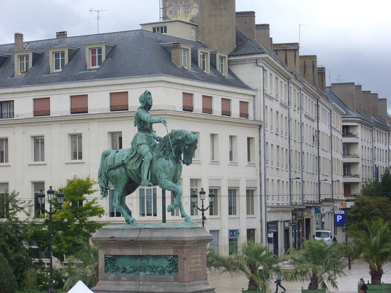 La place du Martroi, à Orléans (photo d'illustration, 2017)