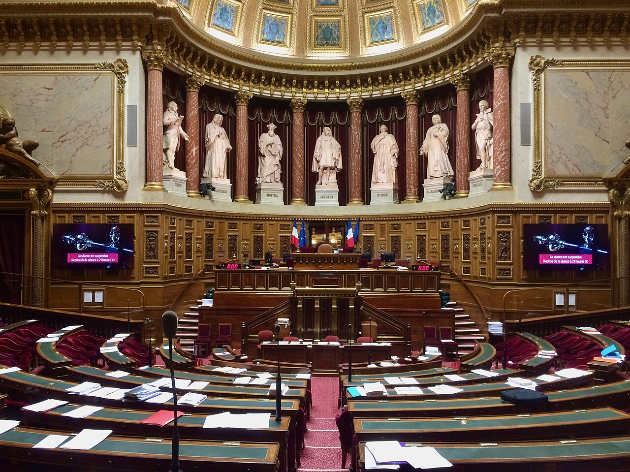 L'hémicycle du Sénat, photo d'illustration