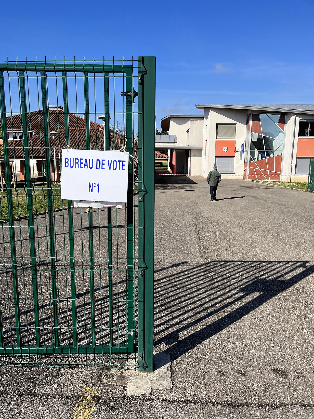 Un bureau de vote lors du premier tour de la présidentielle de 2022 (photo d'illustration).