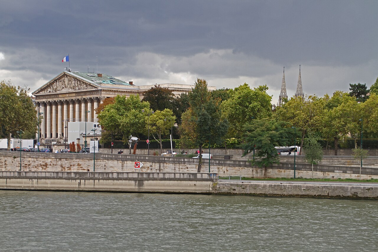 Le Palais Bourbon, siège de l'Assemblée nationale, photo d'archives de 2017